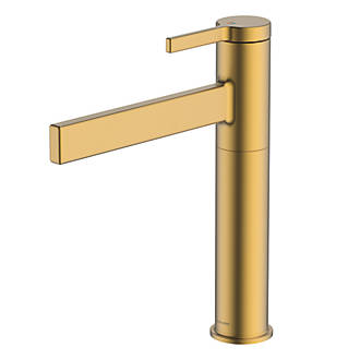Image of Clearwater Taku Monobloc Mixer Tap Brushed Brass PVD 