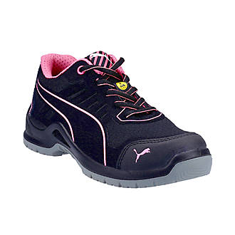 Image of Puma Fuse Tech Womens Safety Trainers Black Size 6.5 