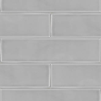 Image of Marquis Ancien Grey Ceramic Tile 300mm x 75mm 22 Pack 