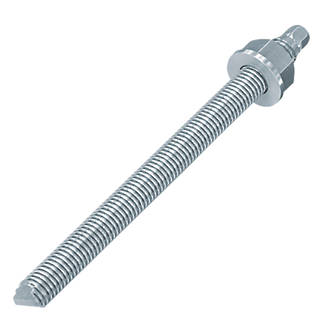 Image of Fischer Zinc-Plated Steel Threaded Rods M12 x 220mm 10 Pack 