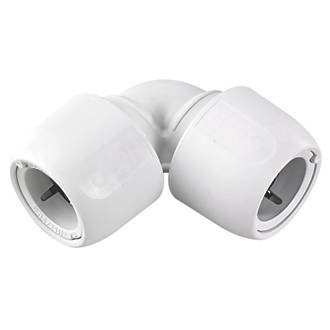 Image of Hep2O Plastic Push-Fit Equal 90Â° Elbow 28mm 