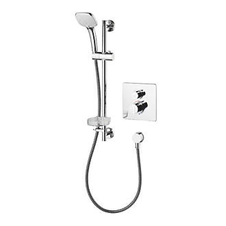 Image of Ideal Standard Concept Easybox Gravity-Pumped Flexible Concealed Chrome Thermostatic Mixer Shower 