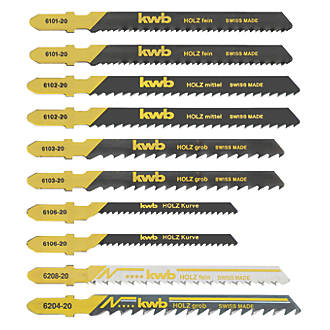 Image of Einhell Multi-Material Jigsaw Blade Set 10 Pack 