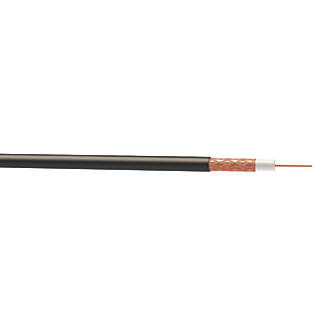 Image of Time GT100 Black 1-Core Round Coaxial Cable 25m Drum 