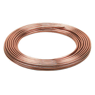 Image of Wednesbury Microbore Copper Coil Pipes 10mm x 25m 