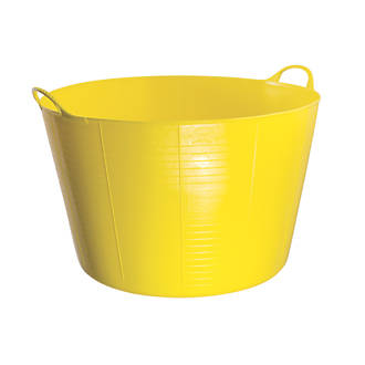 Image of Red Gorilla Polyethylene Tub Yellow 75Ltr 