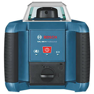 Image of Bosch GRL400 Red Self-Levelling Rotary Laser Level With Receiver 