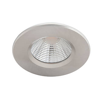 Image of Philips Dive Fixed LED Downlight Brushed Nickel 5.5W 350lm 3 Pack 