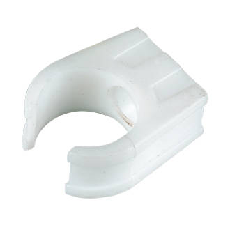 Image of FloPlast Waste Pipe Clips White 21.5mm 10 Pack 