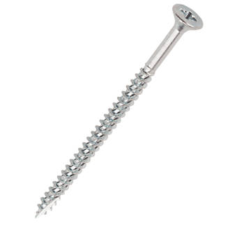Image of Turbo Silver PZ Double-Countersunk Multipurpose Screws 6mm x 70mm 100 Pack 