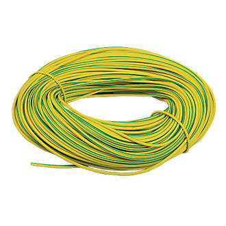 Image of PVC Sleeving 3mm x 100m Green/Yellow 