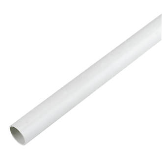 Image of FloPlast Overflow Waste Pipe White 21.5mm x 3m 10 Pack 