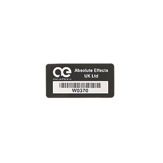 Image of Asset Protect Asset Tags Black 19 x 51mm 100 Pack 