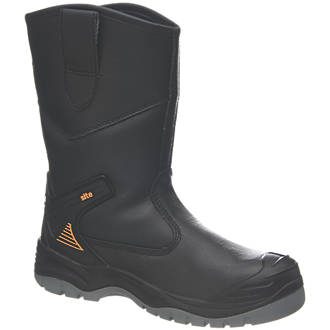 Image of Site Hydroguard Safety Rigger Boots Black Size 8 