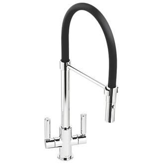 Image of Abode Globe Professional AT2160 Pull-Out Spray Mono Mixer Kitchen Tap Chrome 