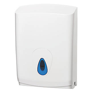 Image of Stronghold Healthcare White Hand Towel Dispenser 