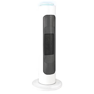 Image of TCP 2 Blade Smart Floor-Standing Tower Fan 2000W White 