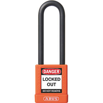 Image of Abus Aluminium Lock-Off Padlock Orange 19 x 75mm 