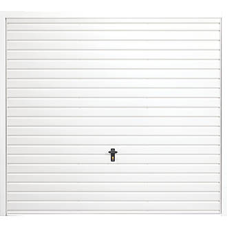 Image of Gliderol Horizontal 8' x 6' 6" Non-Insulated Framed Steel Up & Over Garage Door White 