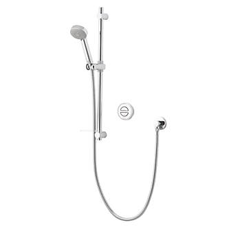 Image of Aqualisa Smart Link Gravity-Pumped Rear-Fed Chrome Thermostatic Smart Shower 