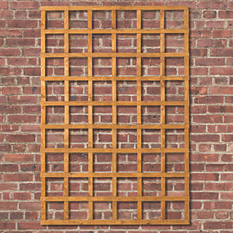 Image of Forest Softwood Rectangular Trellis 4' x 6' 6 Pack 