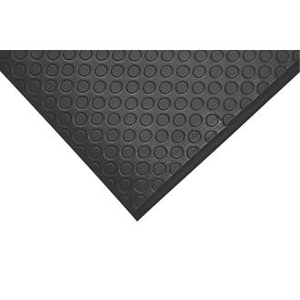 Image of COBA Europe Orthomat Dot Anti-Fatigue Floor Mat Black 1.5m x 0.9m x 9mm 