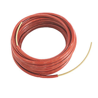 Image of Qual-Pex Plus+ Easy-Lay 1/2" PE-X Plumbing & Central Heating Pipe 800mm x 50m Red 