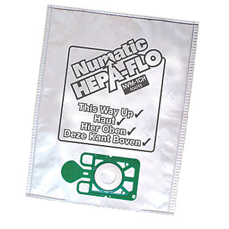 Image of Numatic Hepaflo Filter Bags 9Ltr 10 Pack 