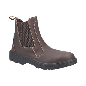 Image of Amblers FS131 Safety Dealer Boots Brown Size 10 