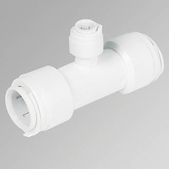 Image of FloFit Plastic Push-Fit Reducing Tee 22 x 22 x 10mm 