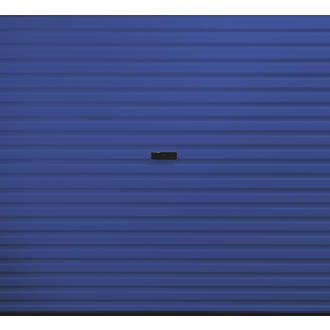 Image of Gliderol 7' 1" x 7' Non-Insulated Steel Roller Garage Door Ultramarine Blue 
