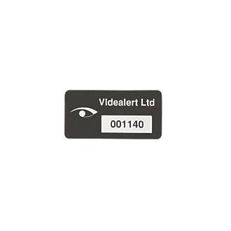 Image of Asset Protect Asset Tags Black 19mm x 38mm 100 Pack 