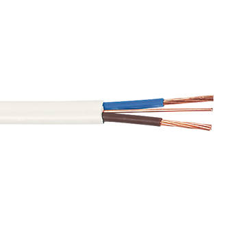 Image of Prysmian 6242BH White 6mmÂ² Twin & Earth Cable 25m Coil 