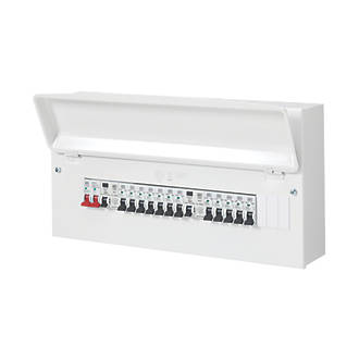 Image of MK Sentry 21-Module 21-Way Populated High Integrity Dual RCD Consumer Unit 