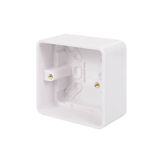 Image of Schneider Electric Lisse 1-Gang Surface Pattress Moulded Box 41mm 