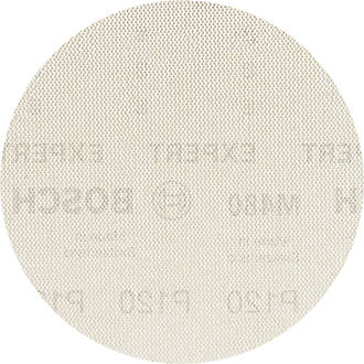 Image of Bosch M480 Sanding Discs Punched 150mm 120 Grit 5 Pack 