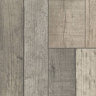 Image of Grey Wood-Effect Laminate Flooring 8mm 2.16mÂ² 
