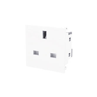 Image of LAP 13A Unswitched Modular Socket White 