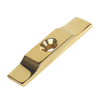 Image of Turn Button Cabinet Catches Brass 38mm x 9mm 10 Pack 
