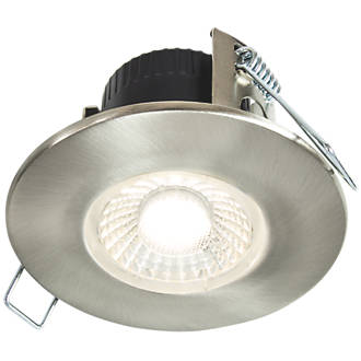 Image of Collingwood DT4 Fixed Fire Rated LED Downlight Brushed Steel 4.6W 460lm 
