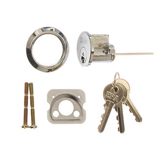 Image of ERA Night Latch Replacement Cylinder Chrome 32.5mm 