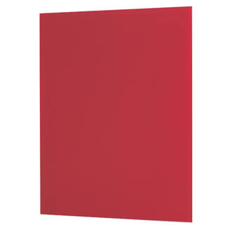 Image of Hafele Red Splashback 595mm x 745mm x 6mm 