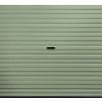 Image of Gliderol 7' 3" x 7' Non-Insulated Steel Roller Garage Door Chartwell Green 