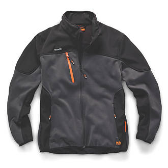 Image of Scruffs Trade Tech Softshell Jacket Charcoal X Large 46/48" Chest 