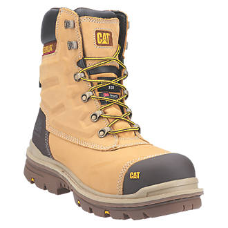 Image of CAT Premier Safety Boots Honey Size 8 