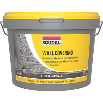Image of Soudal Wall & Floor Covering Adhesive Grey 5kg 