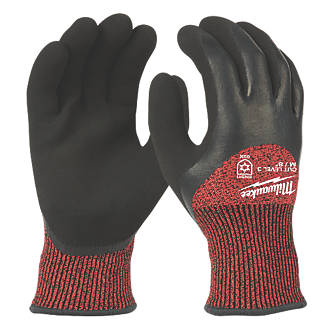 Image of Milwaukee Winter Gloves Black / Red Medium 