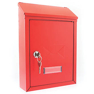 Image of Burg-Wachter Avon Post Box Red Powder-Coated 