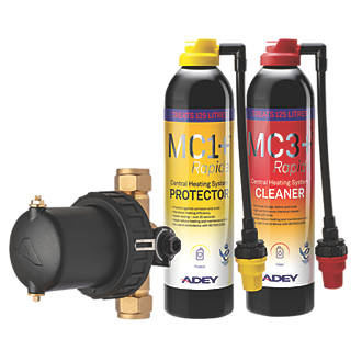 Image of Adey MagnaClean Atom Magnetic Filter & Chemical Pack 22mm 