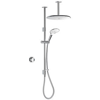 Image of Mira Mode Maxim HP/Combi Ceiling-Fed Chrome Thermostatic Digital Mixer Shower 